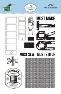 Elizabeth Craft Designs Rest &amp; Relaxation Stamps Arts &amp; Hobbies by Everyday Memories (CS452)