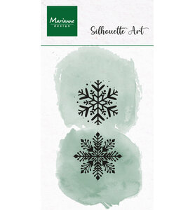 Marianne Design Clear Stamp &ndash; Silhouette Art &ndash; Ice Crystals CS1199