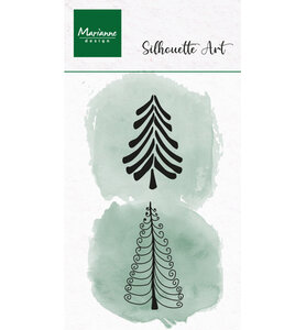 Marianne Design Clear Stamp &ndash; Silhouette Art &ndash; Jolly Trees CS1201