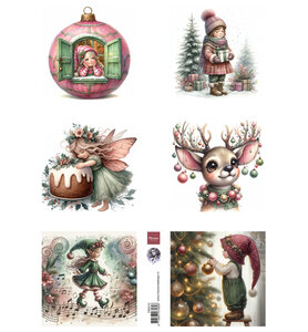 Marianne Design Knipvel A4 &ndash; Fairybells &ndash; Enchanted Christmas FB2512