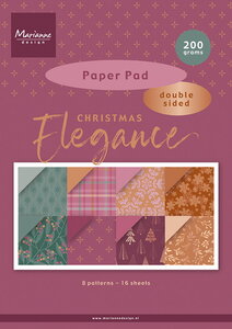 Marianne Design Pretty Papierbloek, Christmas Elegance A4 PK9223
