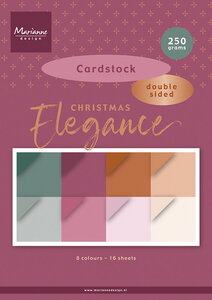 Marianne Design Pretty Cardstock, Christmas Elegance Cardstock A4 PK9224
