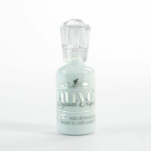 Nuvo crystal drops - duck egg blue