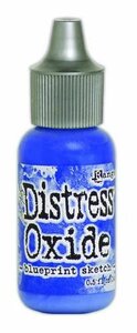 Ranger Distress Oxide Re- inker 14 ml - blueprint sketch 