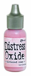 Ranger Distress Oxide Re- inker 14 ml - tattered rose 