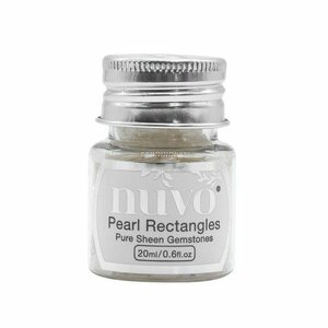 Nuvo Gemstones (ass. sizes) - pearl rectangles 