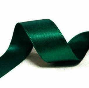 Satijnlint Donkergroen 9mm