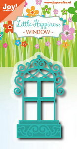 Joy! stencil Little Happiness deco raam 6002/1080