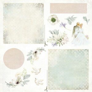 Craft&amp;You Sweet Time of sheet of elements to cut out 30.5 x 30.5 cm