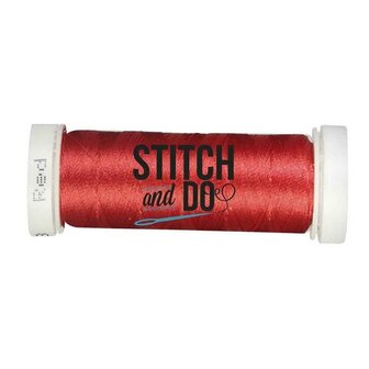 Stitch &amp; Do 200 m - Linnen - Rood