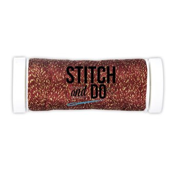 Stitch and Do Sparkles Embroidery Thread Christmas Red