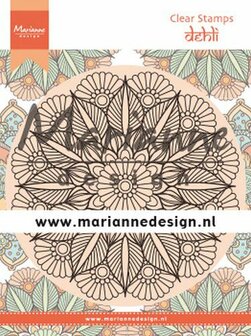 Marianne Design Clear Stamps Mandala Delhi CS1035