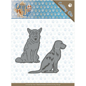 Dies - Amy Design - Dogs - Sitting Dogs