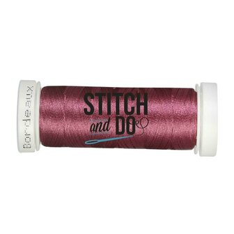 Stitch &amp; Do 200 m - Linnen - Bordeaux