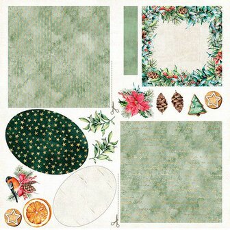 Craft&amp;You Christmas Vibes Sheet elements to be cut out 12X12 