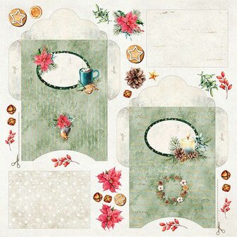 Craft&amp;You Christmas Vibes Sheet elements to be cut out 12X12