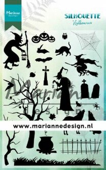 Marianne Design Clear Stamps Silhouette Halloween CS1039 