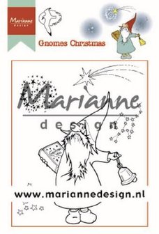 Marianne Design Clear Stamps Hetty&lsquo;s Gnomes Kerst HT1649