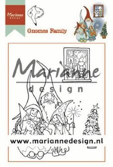 Marianne Design Clear Stamps Hetty&lsquo;s Gnomes Familie HT1650