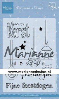 Marianne Design Clear Stamps Morjoleine&lsquo;s Kerstballen MZ1906