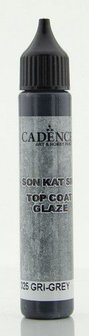 Cadence Top Coat Glaze - voor Beton effect Grijs 25ml
