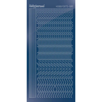 Hobbydots sticker - Mirror Blue