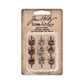 Idea-ology &bull; Tim Holtz ring fasteners x9