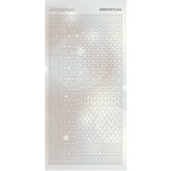 Hobbydots Sticker - Pearl  - 12 Silver