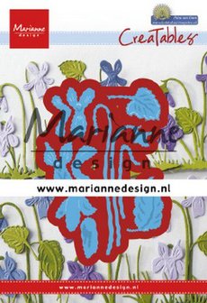 Marianne Design Creatable Petra&lsquo;s viooltjes LR0649&nbsp; 63,5x90,5mm