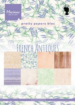 Marianne Design Paperpad French Antiques PK9167 A5