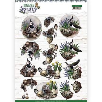 3D cutting sheet - Amy Design - Botanical Spring - Lapwing