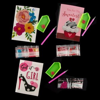 Craft Artist Diamond Art Card Kits - Get it Girl