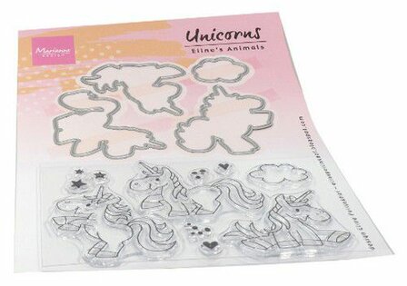 Marianne Design Clear stamp Eline&lsquo;s Animals - Unicorns EC0180