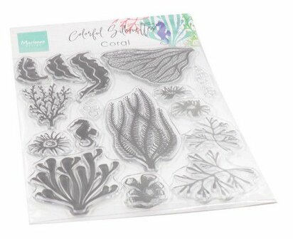 Marianne Design Clear Stamps Colorfull Silhouette - Koraal CS1062 