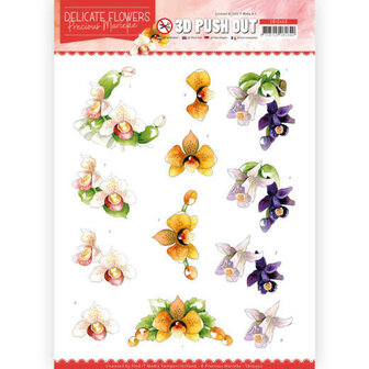 3D Push Out - Precious Marieke - Delicate Flowers - Orchid