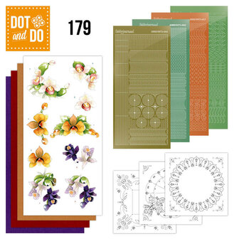 Dot and Do 179 - Precious Marieke - Delicate Flowers - Orchid