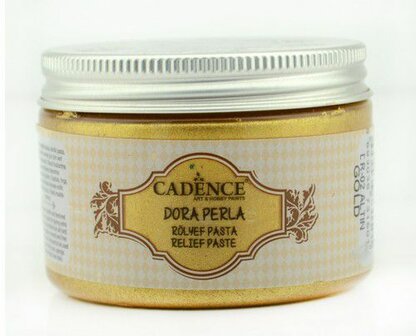 Cadence Dora Perla Met. Relief Pasta Goud 150 ml