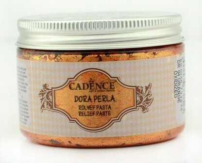 Cadence Dora Perla Met. Relief Pasta Oxide oranje 150 ml