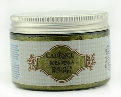 Cadence Dora Perla Met. Relief Pasta Malachiet groen  150 ml