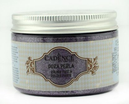 Cadence Dora Perla Met. Relief Pasta donker orchidee 150 ml
