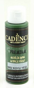 Cadence Premium acrylverf (semi mat) Donkergroen 70 ml
