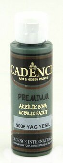 Cadence Premium acrylverf (semi mat) Oil groen 70 ml