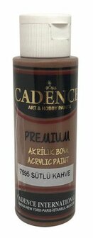 Cadence Premium acrylverf (semi mat) Melkbruin 70 ml