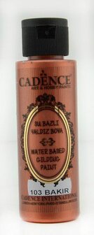Cadence Gilding Metallic acrylverf Koper 70 ml