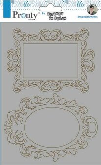 Pronty Chipboard Barok frames A5 by Jolanda