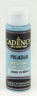 Cadence Premium acrylverf (semi mat) Azuur blauw  70 ml