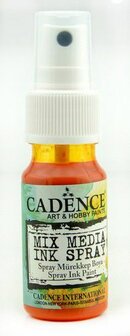 Cadence Mix Media Inkt spray Oranje 25 ml