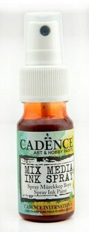 Cadence Mix Media Inkt spray Donker oranje 25 ml