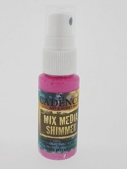 Cadence Mix Media Shimmer metallic spray Licht fuchsia 25 ml
