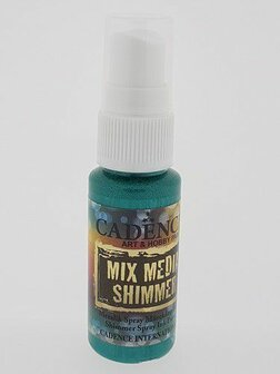 Cadence Mix Media Shimmer metallic spray Groen 25 ml
